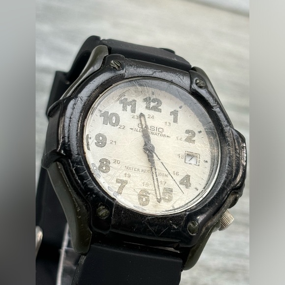 VTG Casio Illuminator Wristwatch FT-500 2312 Water Resistant 100M 10Bar Works - Picture 16 of 16